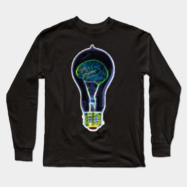 BrainPower 2 Long Sleeve T-Shirt by Nitrowolf